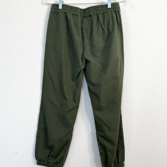 J.Crew Reimagined Utility Jogger Pants Green Cotton Tencel Size 4 Relaxed Fit - Picture 5 of 7